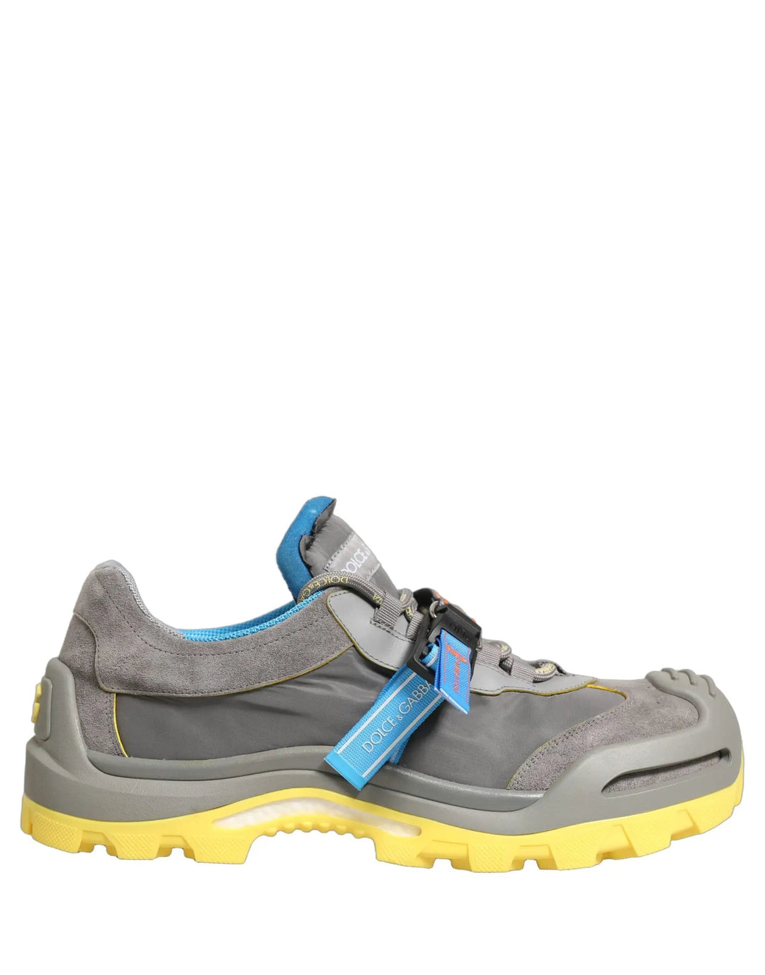 Dolce &amp; Gabbana Sample Sale | Dolce &amp; Gabbana Gray Airmaster Panelled Low Top Men Sneakers Shoes - | Designer outlet