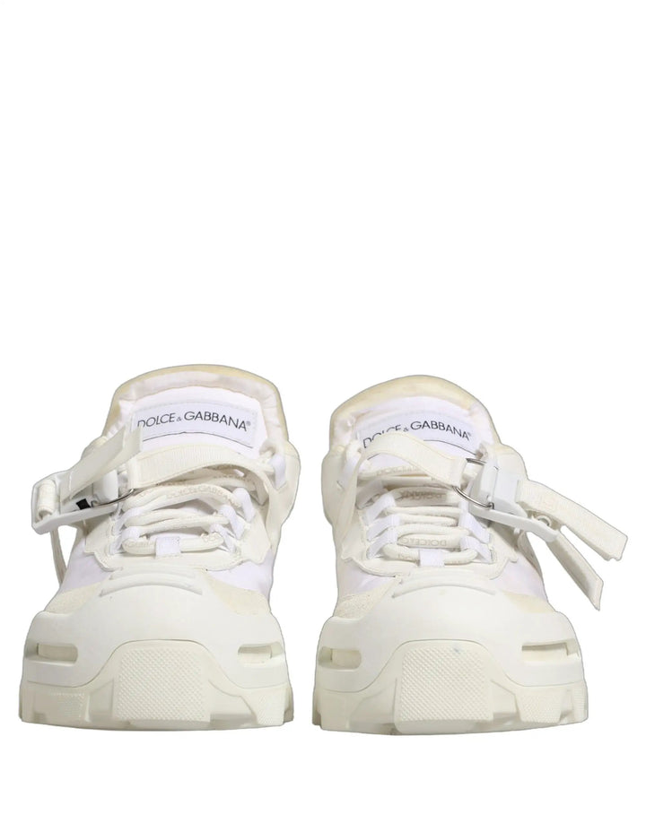 Dolce &amp; Gabbana Sample Sale | Dolce &amp; Gabbana White Airmaster Panelled Low Top Men Sneakers Shoes - | Designer outlet
