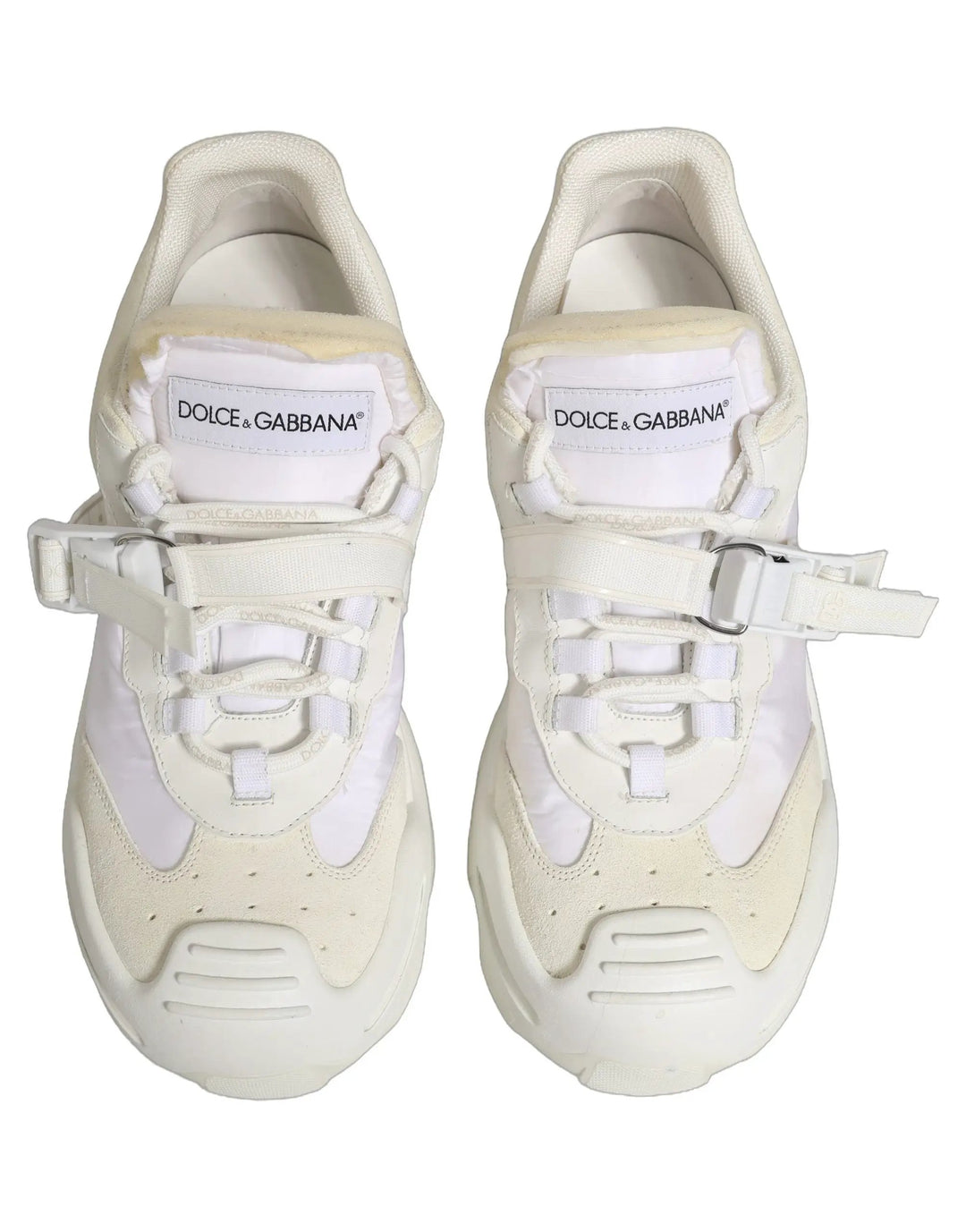 Dolce &amp; Gabbana Sample Sale | Dolce &amp; Gabbana White Airmaster Panelled Low Top Men Sneakers Shoes - | Designer outlet