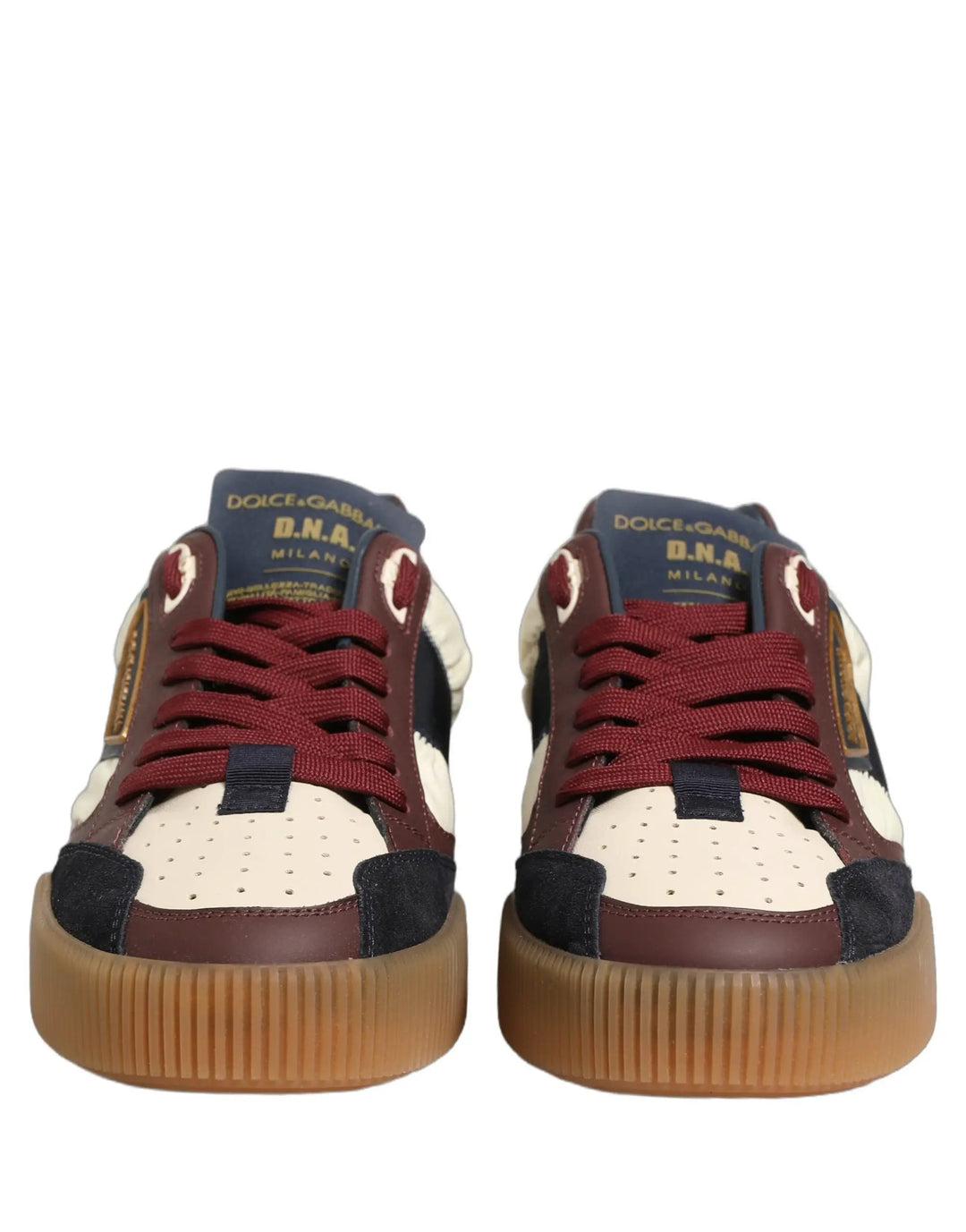 Dolce & Gabbana Sample Sale | Dolce & Gabbana Multicolor Leather MIAMI Low Top Men Sneakers Shoes - | Designer outlet