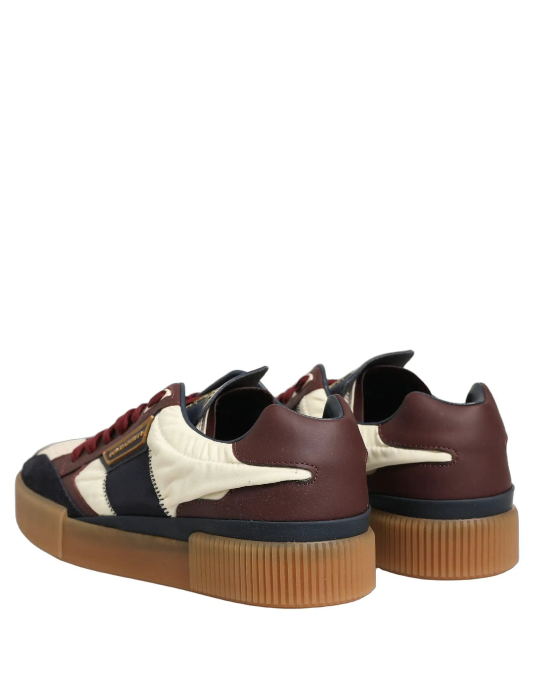 Dolce &amp; Gabbana Sample Sale | Dolce &amp; Gabbana Multicolor Leather MIAMI Low Top Men Sneakers Shoes - | Designer outlet