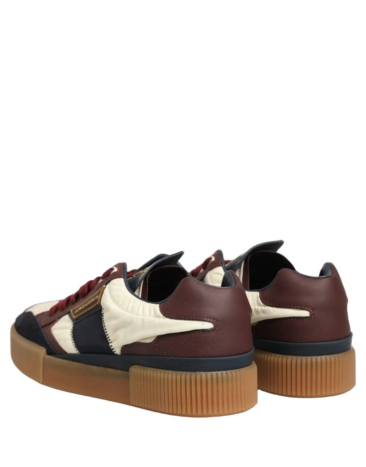 Dolce &amp; Gabbana Sample Sale | Dolce &amp; Gabbana Multicolor Leather MIAMI Low Top Men Sneakers Shoes - | Designer outlet