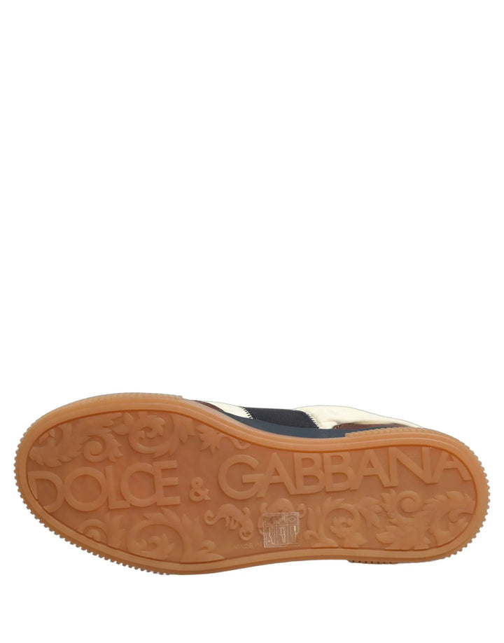 Dolce &amp; Gabbana Sample Sale | Dolce &amp; Gabbana Multicolor Leather MIAMI Low Top Men Sneakers Shoes - | Designer outlet