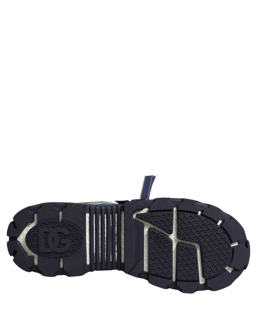 Dolce &amp; Gabbana Sample Sale | Dolce &amp; Gabbana Blue Airmaster Panelled Low Top Denim Sneakers Shoes - | Designer outlet