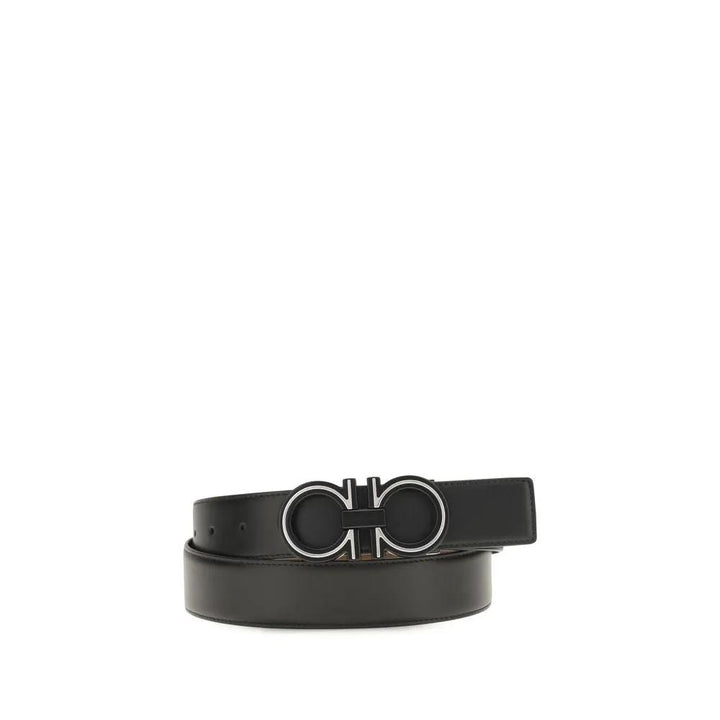 Ferragamo Sample Sale | Ferragamo Blue Calf Leather Bos Taurus Regular Belt - | Designer outlet