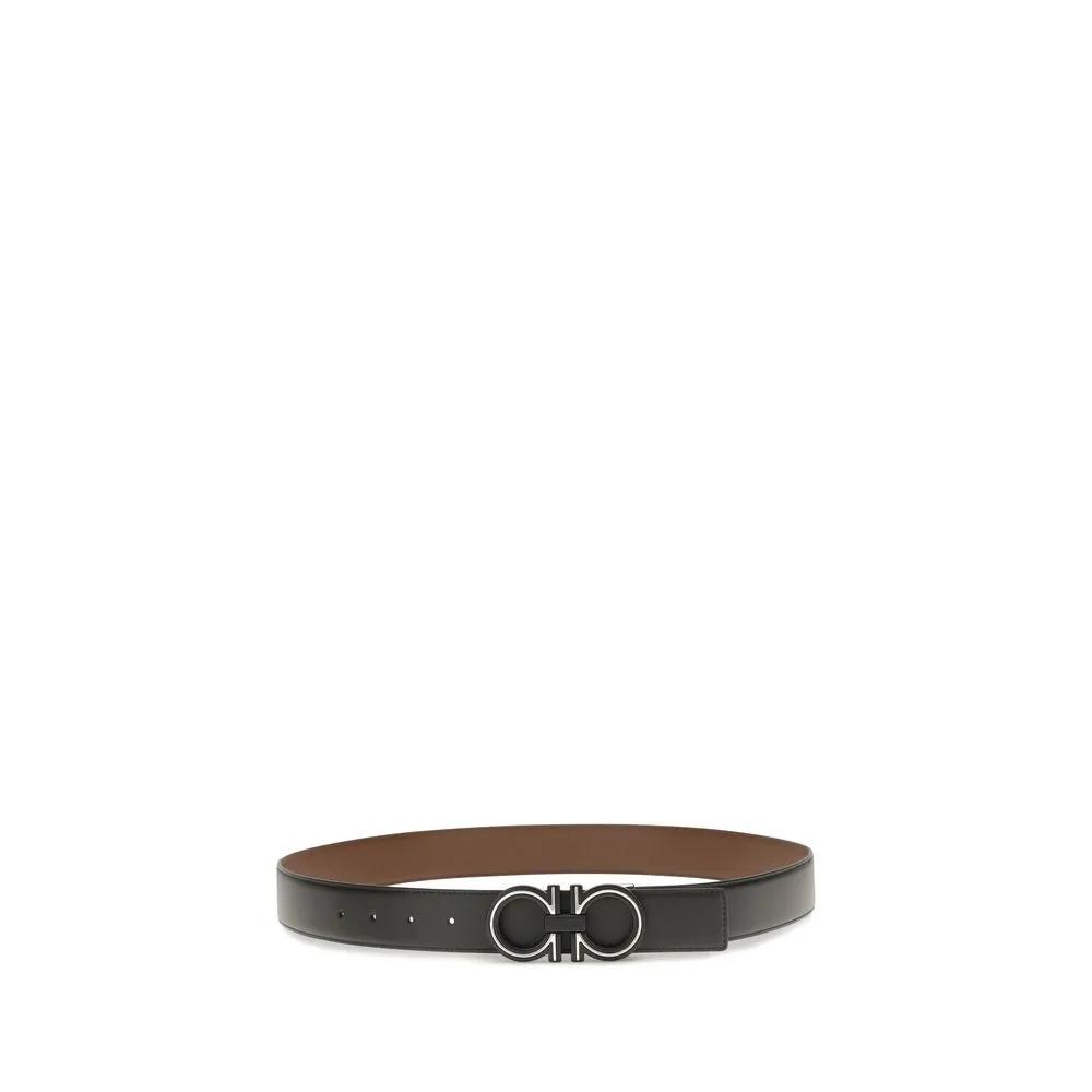 Ferragamo Sample Sale | Ferragamo Blue Calf Leather Bos Taurus Regular Belt - | Designer outlet