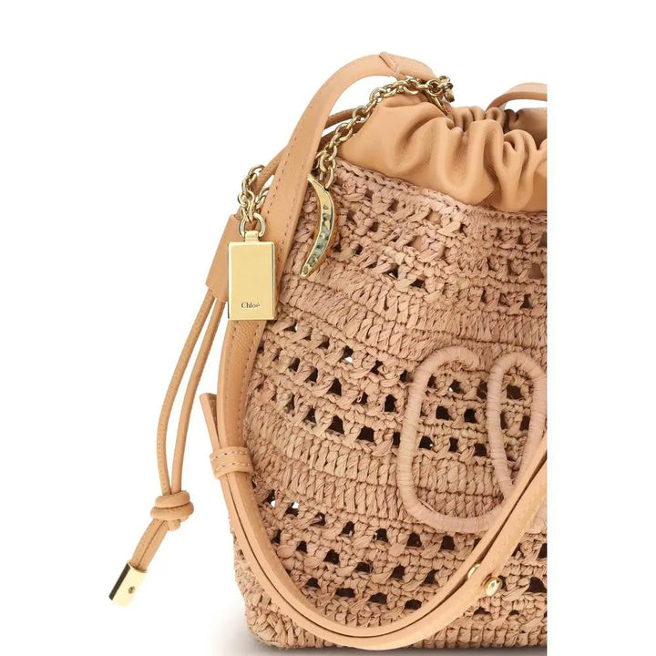 Chloé Sample Sale | Chloé Beige Raffia Shoulder Bag - | Designer outlet