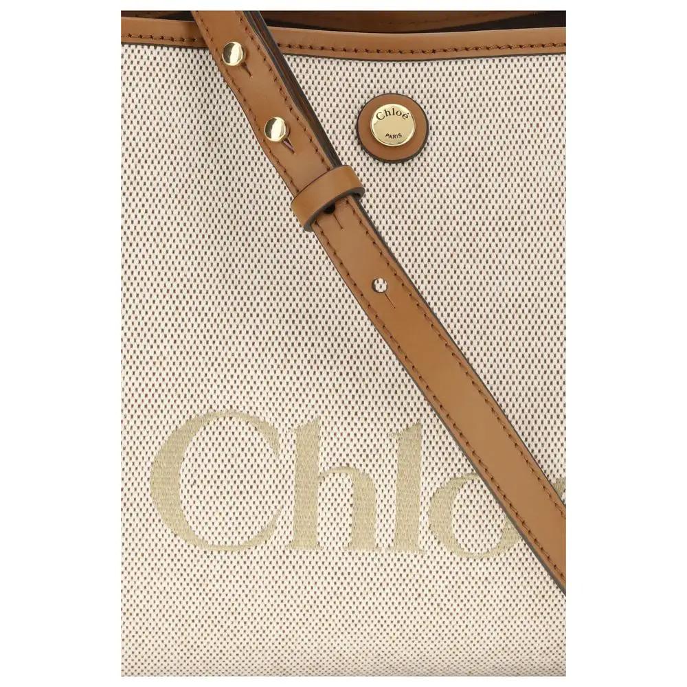 Chloé Sample Sale | Chloé Beige Fabric Shoulder Bag - | Designer outlet