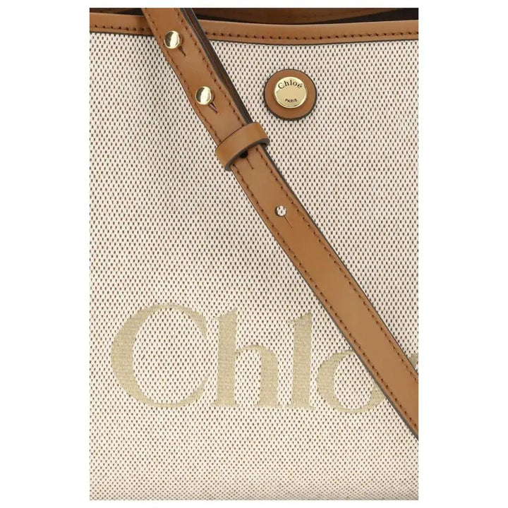 Chloé Sample Sale | Chloé Beige Fabric Shoulder Bag - | Designer outlet