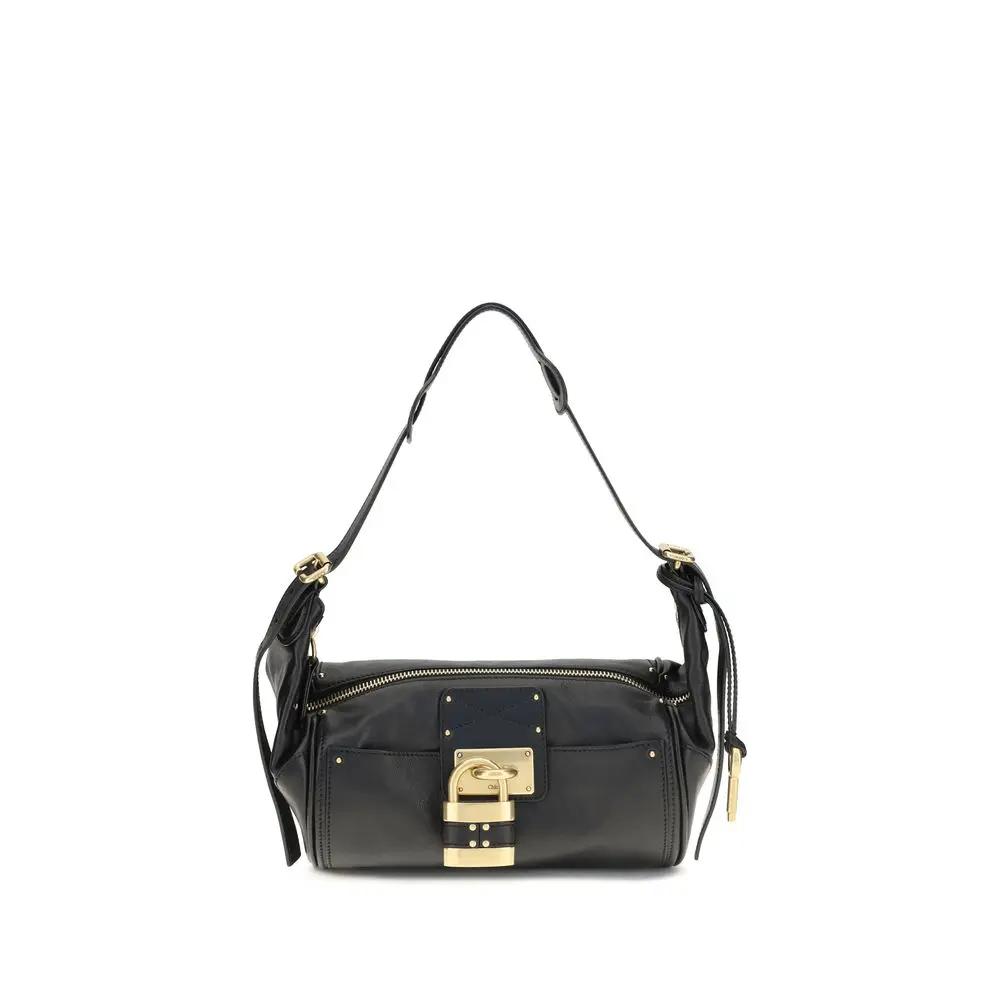 Chloé Sample Sale | Chloé Black Calf Leather Bos Taurus Shoulder Bag - | Designer outlet