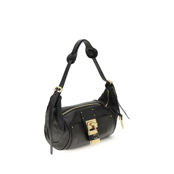 Chloé Sample Sale | Chloé Black Calf Leather Bos Taurus Shoulder Bag - | Designer outlet