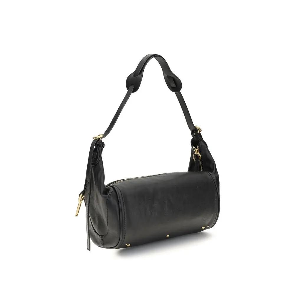 Chloé Sample Sale | Chloé Black Calf Leather Bos Taurus Shoulder Bag - | Designer outlet