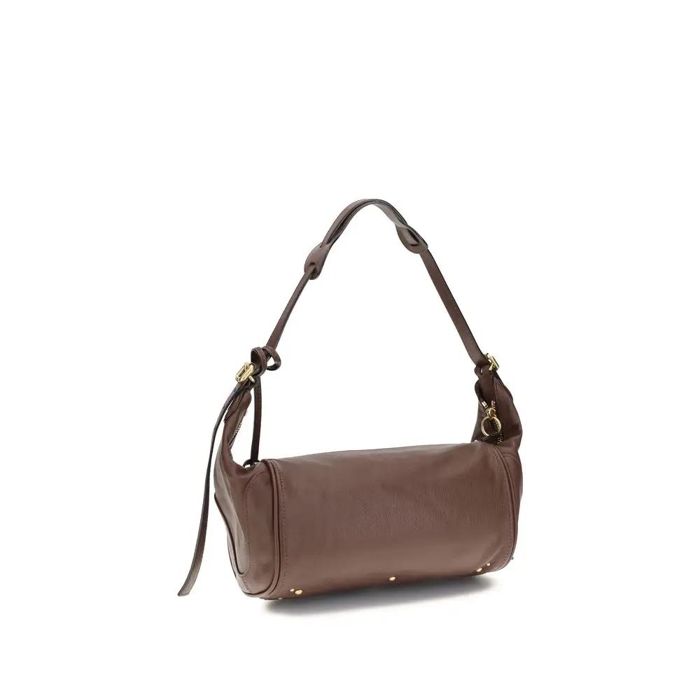 Chloé Sample Sale | Chloé Brown Calf Leather Bos Taurus Shoulder Bag - | Designer outlet