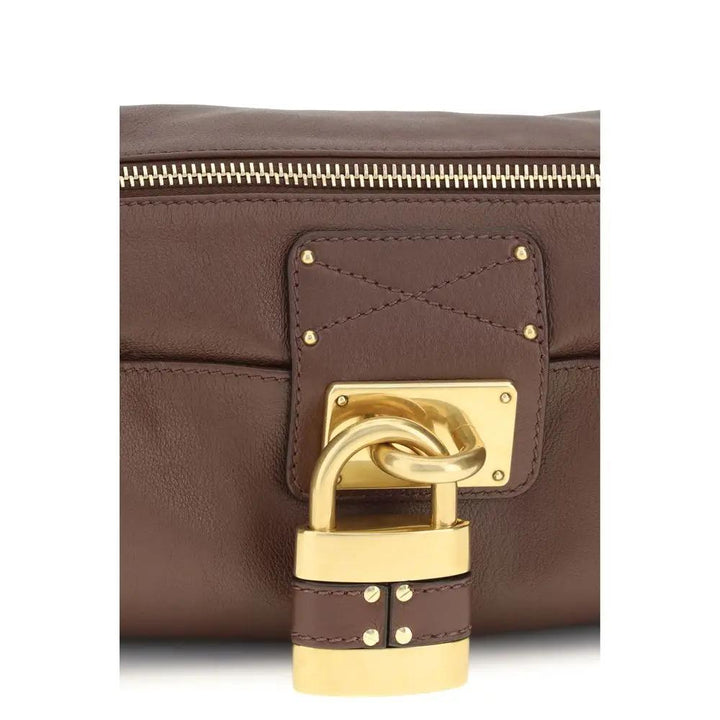 Chloé Sample Sale | Chloé Brown Calf Leather Bos Taurus Shoulder Bag - | Designer outlet