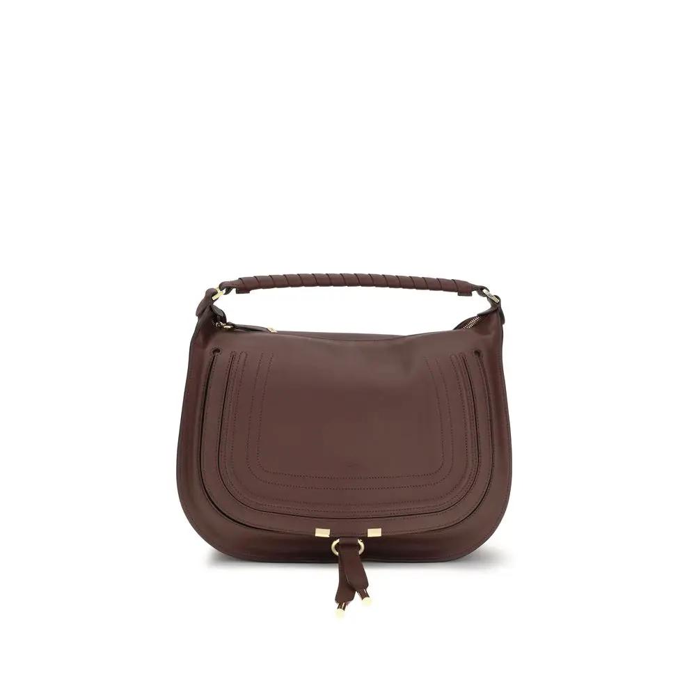 Chloé Sample Sale | Chloé Brown Calf Leather Bos Taurus Shoulder Bag - | Designer outlet