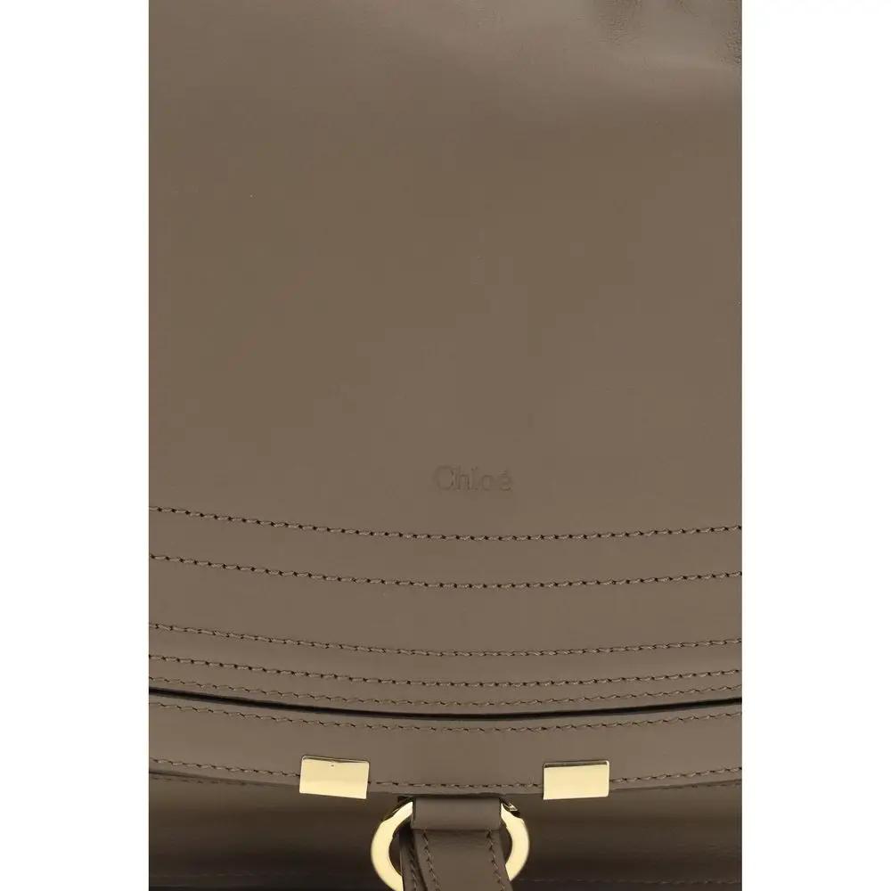 Chloé Sample Sale | Chloé Beige Calf Leather Bos Taurus Shoulder Bag - | Designer outlet