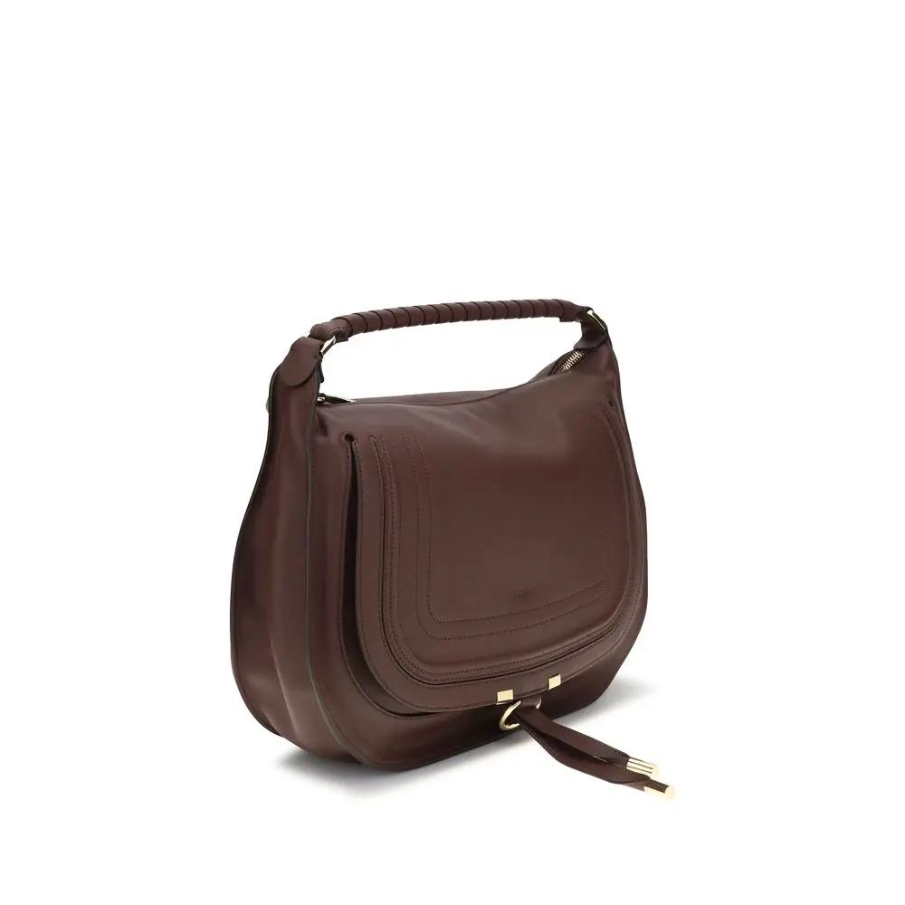 Chloé Sample Sale | Chloé Brown Calf Leather Bos Taurus Shoulder Bag - | Designer outlet