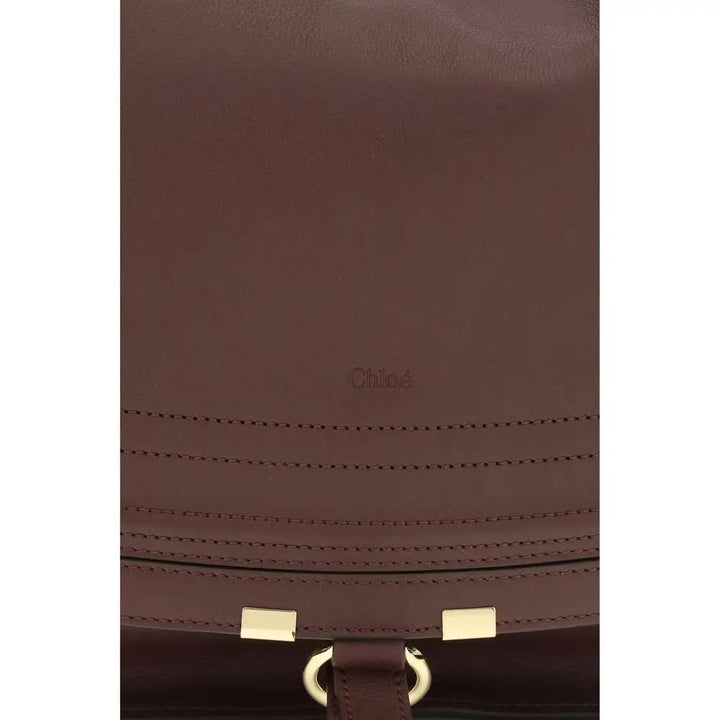 Chloé Sample Sale | Chloé Brown Calf Leather Bos Taurus Shoulder Bag - | Designer outlet