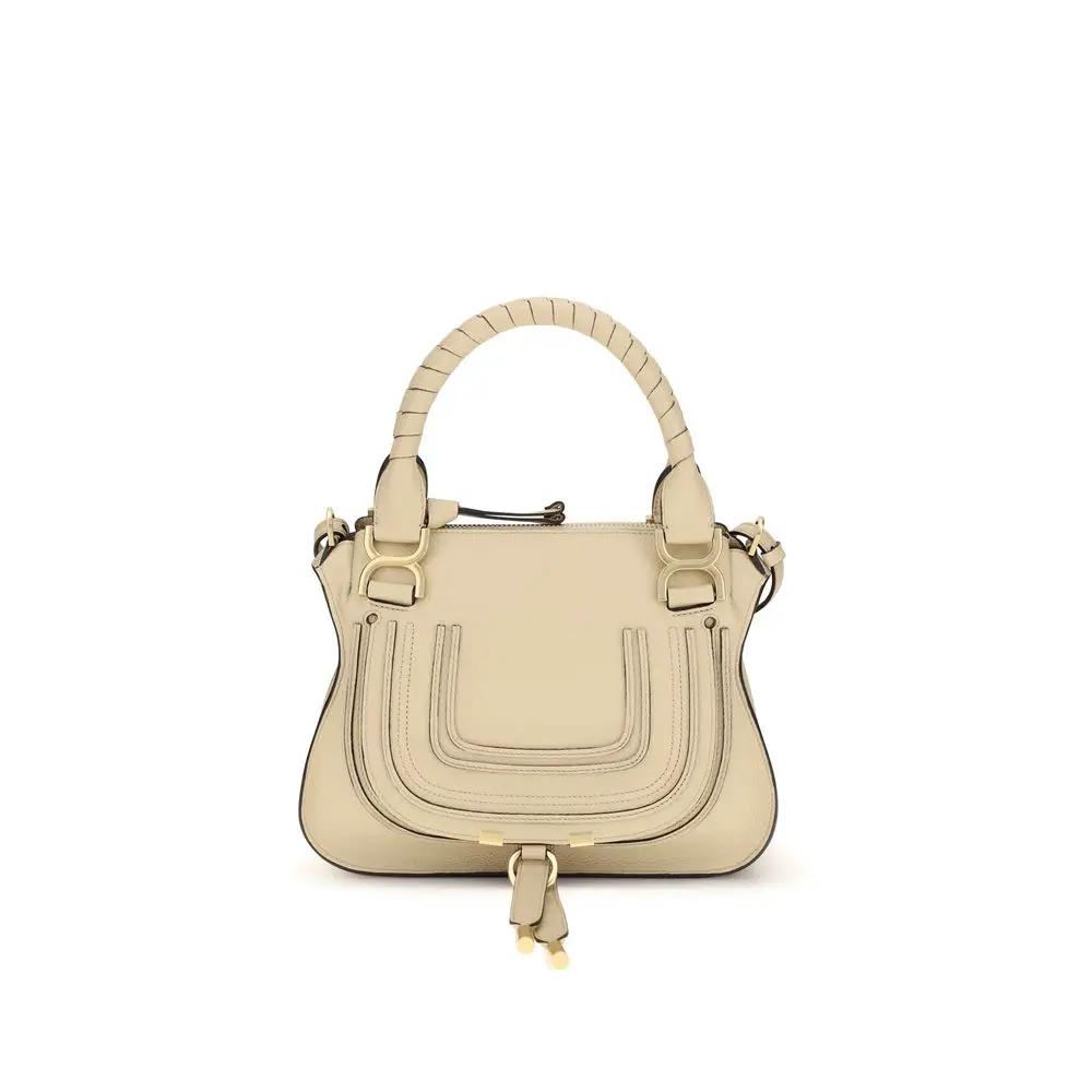 Chloé Sample Sale | Chloé Beige Calf Leather Bos Taurus Shoulder Bag - | Designer outlet