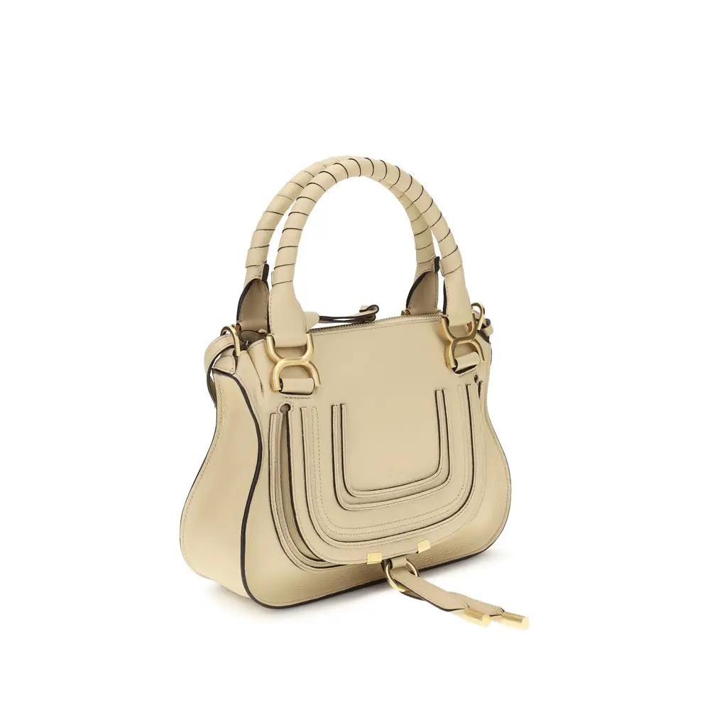 Chloé Sample Sale | Chloé Beige Calf Leather Bos Taurus Shoulder Bag - | Designer outlet
