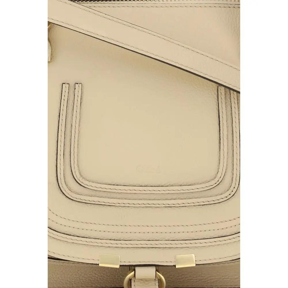 Chloé Sample Sale | Chloé Beige Calf Leather Bos Taurus Shoulder Bag - | Designer outlet