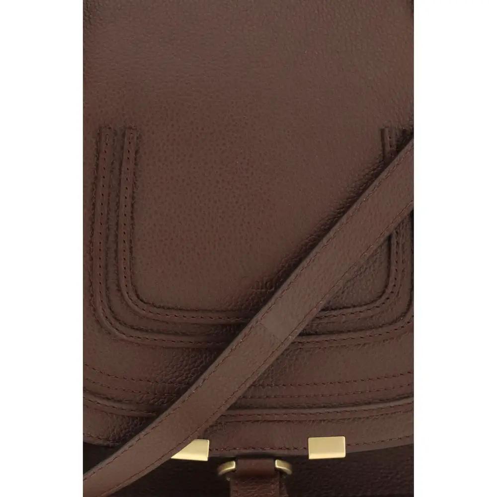 Chloé Sample Sale | Chloé Brown Calf Leather Bos Taurus Shoulder Bag - | Designer outlet