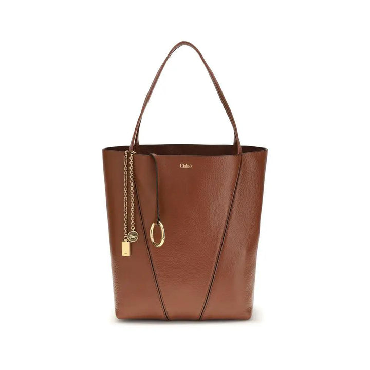 Chloé Sample Sale | Chloé Brown Calf Leather Bos Taurus Shoulder Bag - | Designer outlet