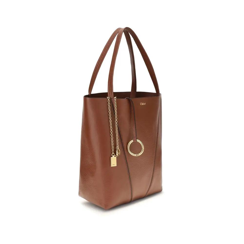 Chloé Sample Sale | Chloé Brown Calf Leather Bos Taurus Shoulder Bag - | Designer outlet