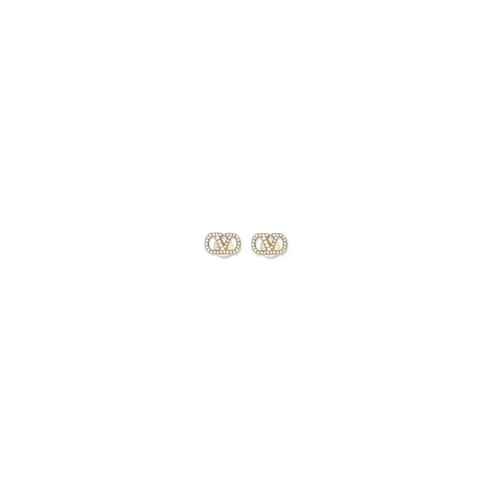 Valentino Garavani Sample Sale | Valentino Garavani Gold Brass Earrings - | Designer outlet
