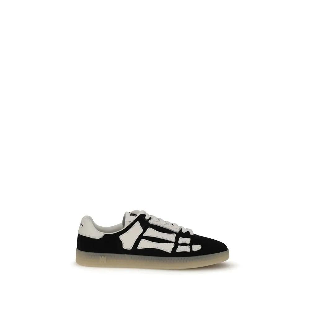Amiri Sample Sale | Amiri Black Calf Leather Bos Taurus Low Top Sneakers - | Designer outlet