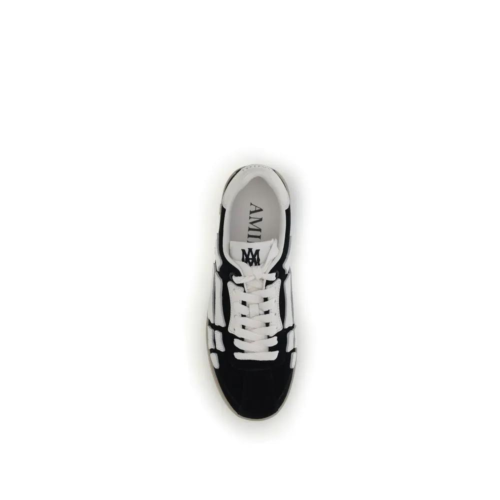 Amiri Sample Sale | Amiri Black Calf Leather Bos Taurus Low Top Sneakers - | Designer outlet