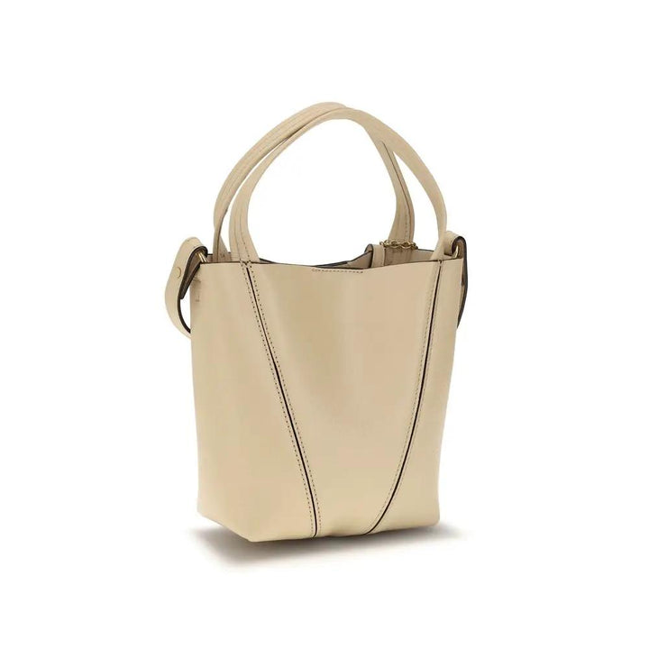 Chloé Sample Sale | Chloé Beige Calf Leather Bos Taurus Shoulder Bag - | Designer outlet