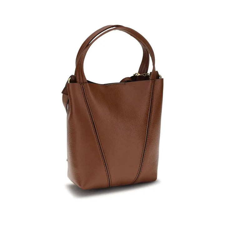 Chloé Sample Sale | Chloé Brown Calf Leather Bos Taurus Shoulder Bag - | Designer outlet