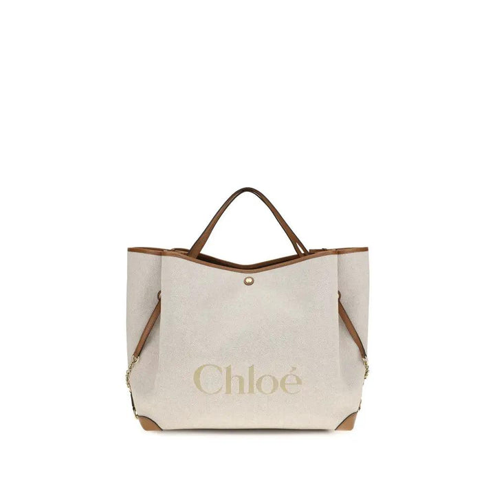 Chloé Sample Sale | Chloé Beige Cotton Shoulder Bag - | Designer outlet