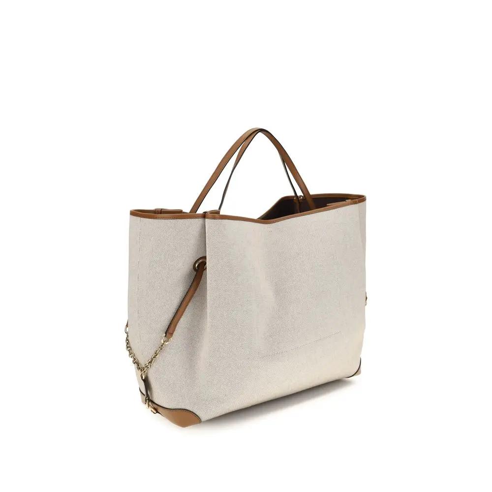 Chloé Sample Sale | Chloé Beige Cotton Shoulder Bag - | Designer outlet