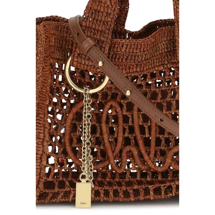 Chloé Sample Sale | Chloé Brown Raffia Shoulder Bag - | Designer outlet