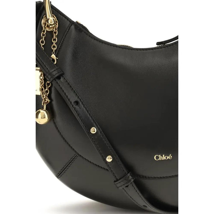 Chloé Sample Sale | Chloé Black Calf Leather Bos Taurus Shoulder Bag - | Designer outlet