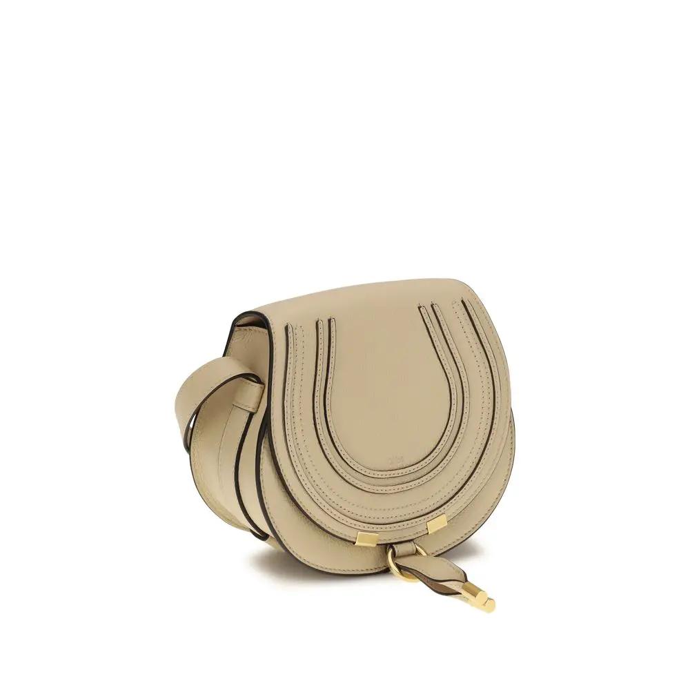 Chloé Sample Sale | Chloé Beige Calf Leather Bos Taurus Shoulder Bag - | Designer outlet