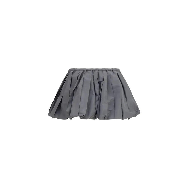 Miu Miu Sample Sale | Miu Miu Gray Polyester Mini Skirt - | Designer outlet