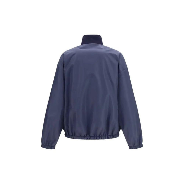 Miu Miu Sample Sale | Miu Miu Blue Polyester Full-Length Jacket - | Designer outlet