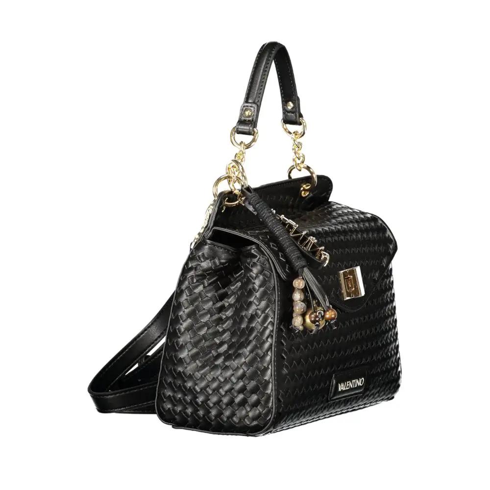 Valentino Sample Sale | Valentino Black Polyurethane Womens Bag - | Designer outlet