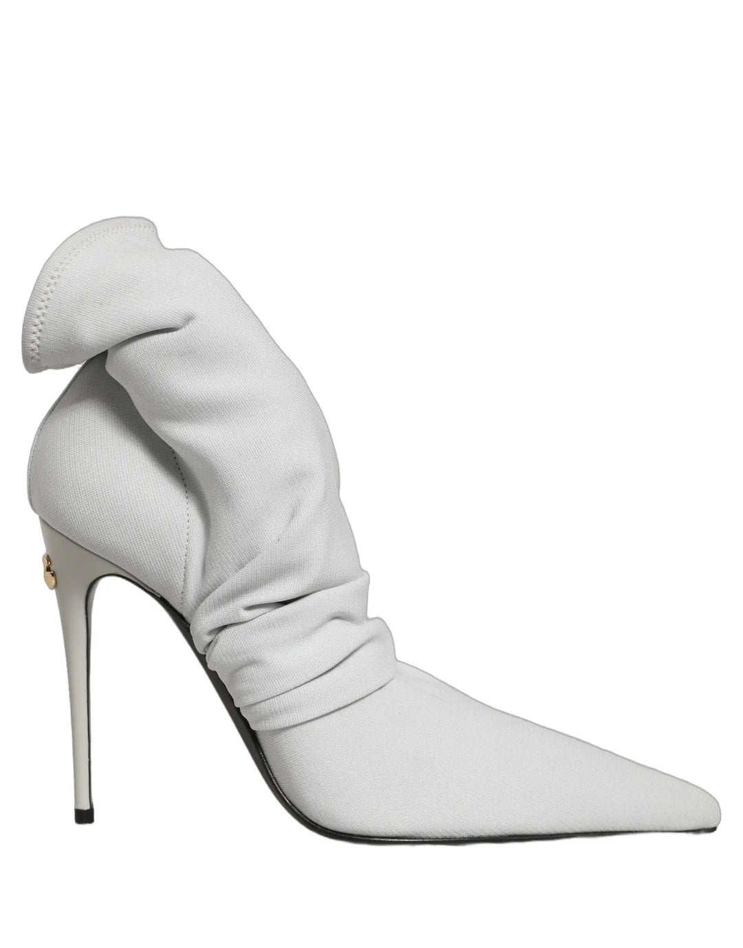 Dolce &amp; Gabbana Sample Sale | Dolce &amp; Gabbana Gray Stretch Socks Heels Ankle Boots Shoes - | Designer outlet