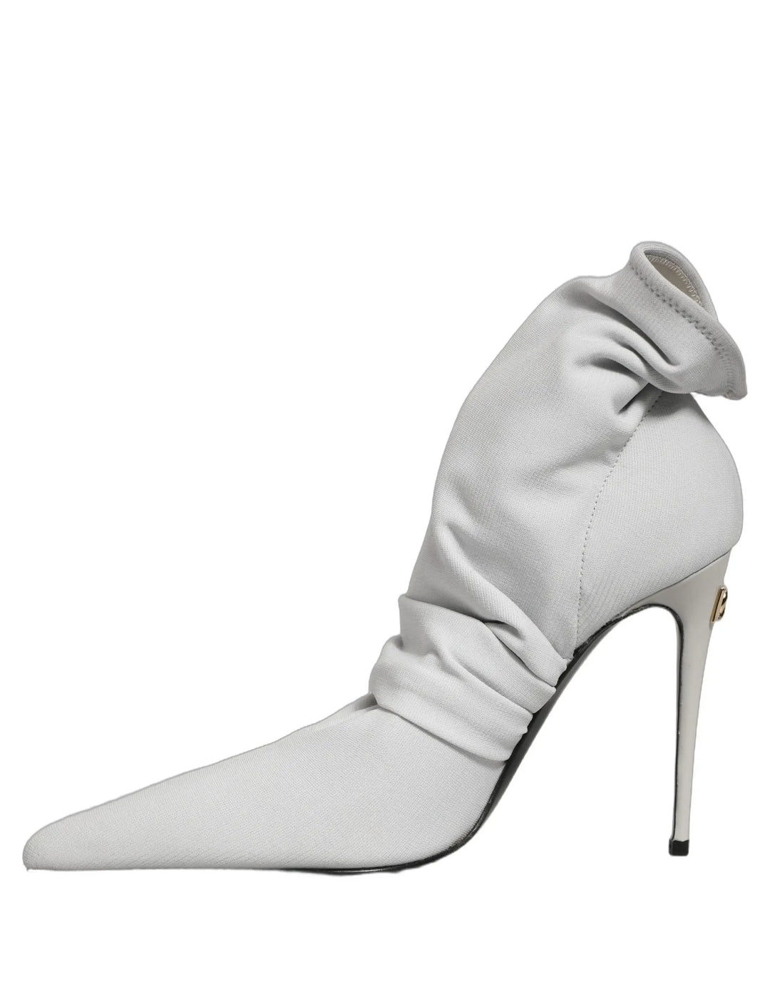 Dolce &amp; Gabbana Sample Sale | Dolce &amp; Gabbana Gray Stretch Socks Heels Ankle Boots Shoes - | Designer outlet