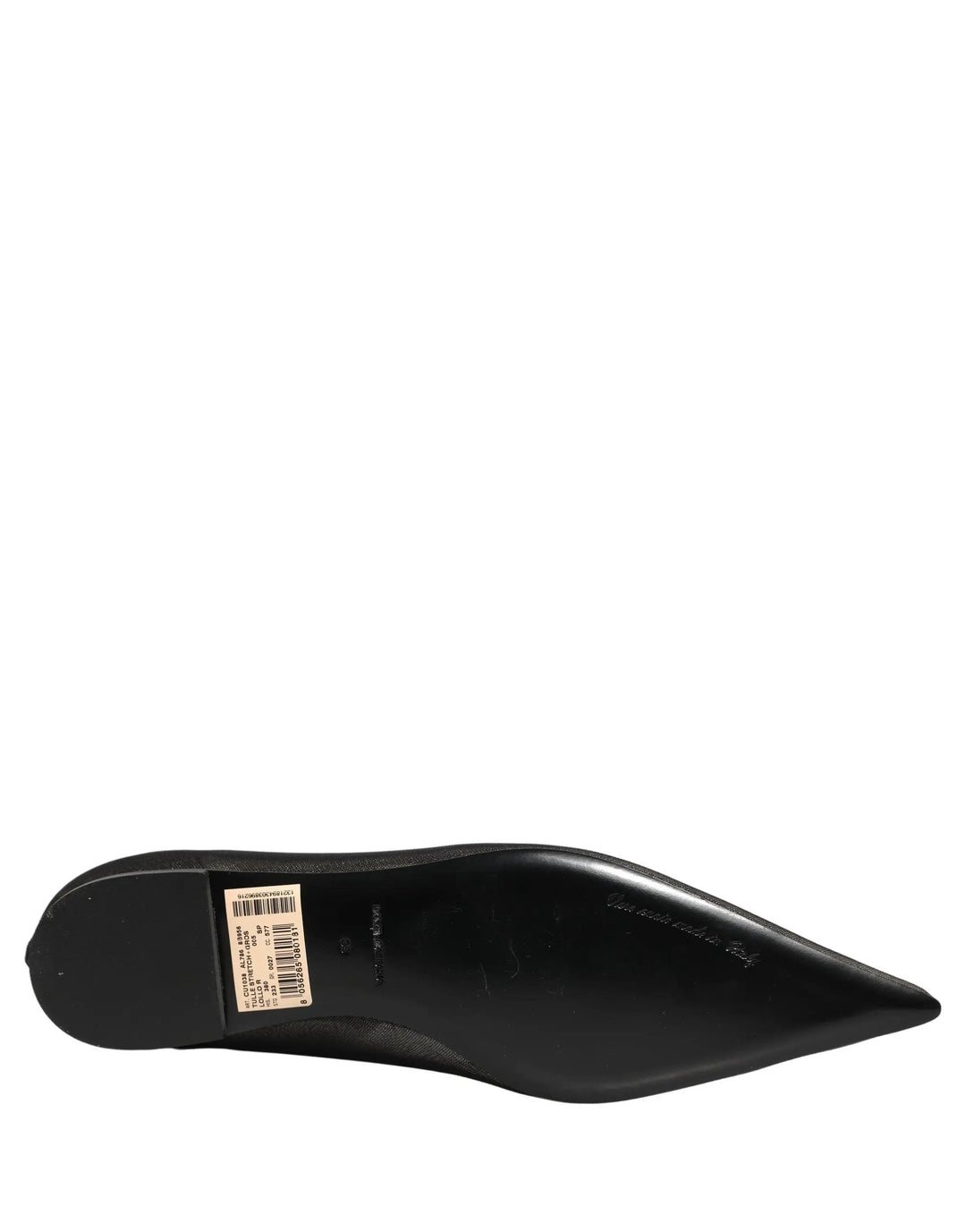 Dolce &amp; Gabbana Sample Sale | Dolce &amp; Gabbana Black Over The Knee Tulle Flats Boots Shoes - | Designer outlet