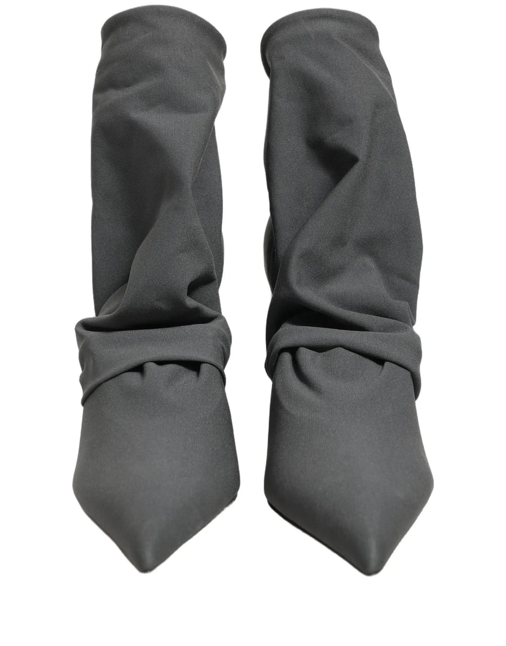 Dolce & Gabbana Sample Sale | Dolce & Gabbana Gray Stretch Socks Heels Ankle Boots Shoes - | Designer outlet