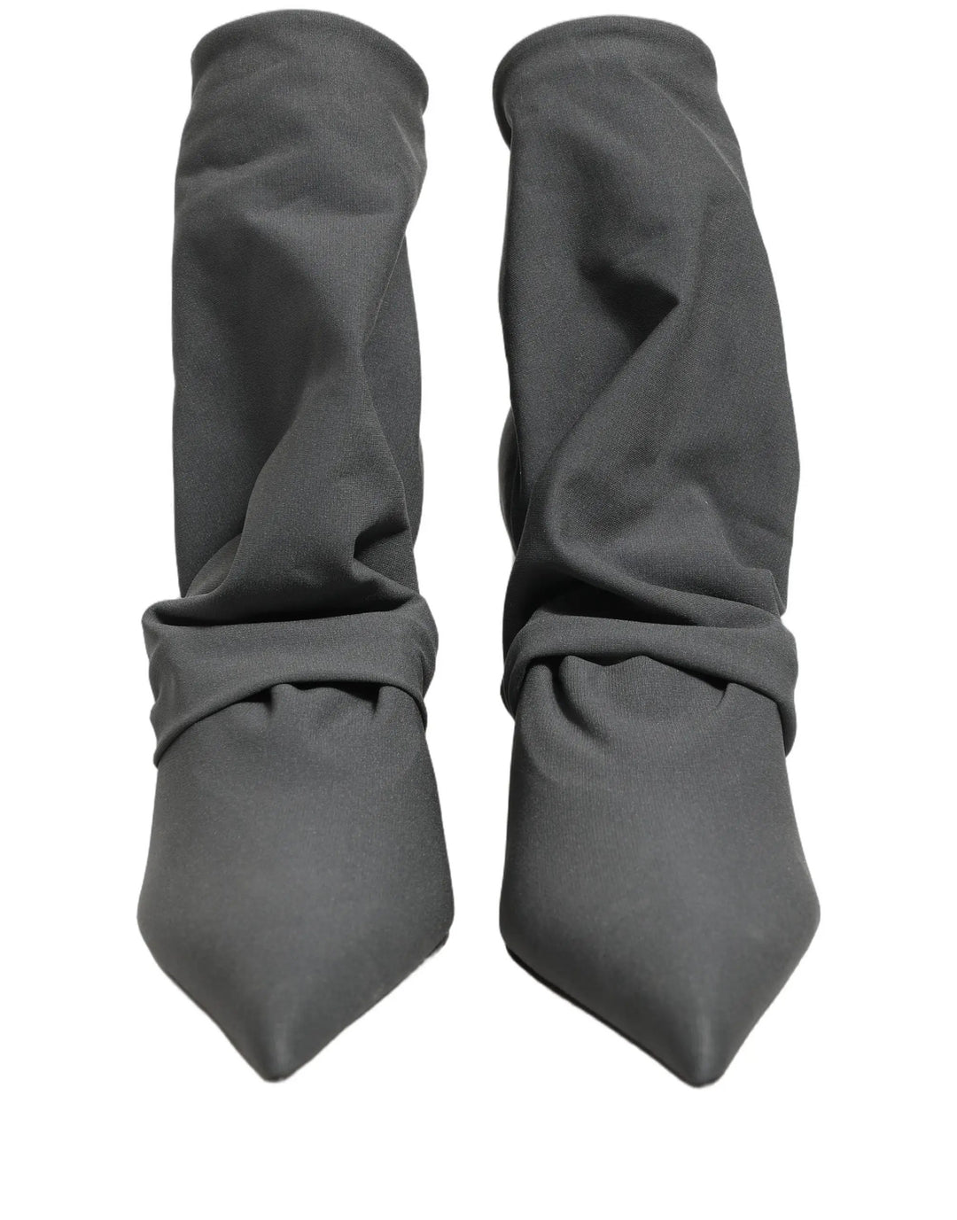 Dolce &amp; Gabbana Sample Sale | Dolce &amp; Gabbana Gray Stretch Socks Heels Ankle Boots Shoes - | Designer outlet