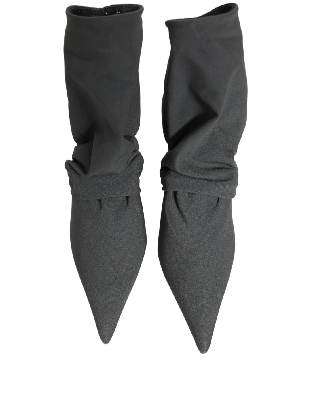 Dolce &amp; Gabbana Sample Sale | Dolce &amp; Gabbana Gray Stretch Socks Heels Ankle Boots Shoes - | Designer outlet