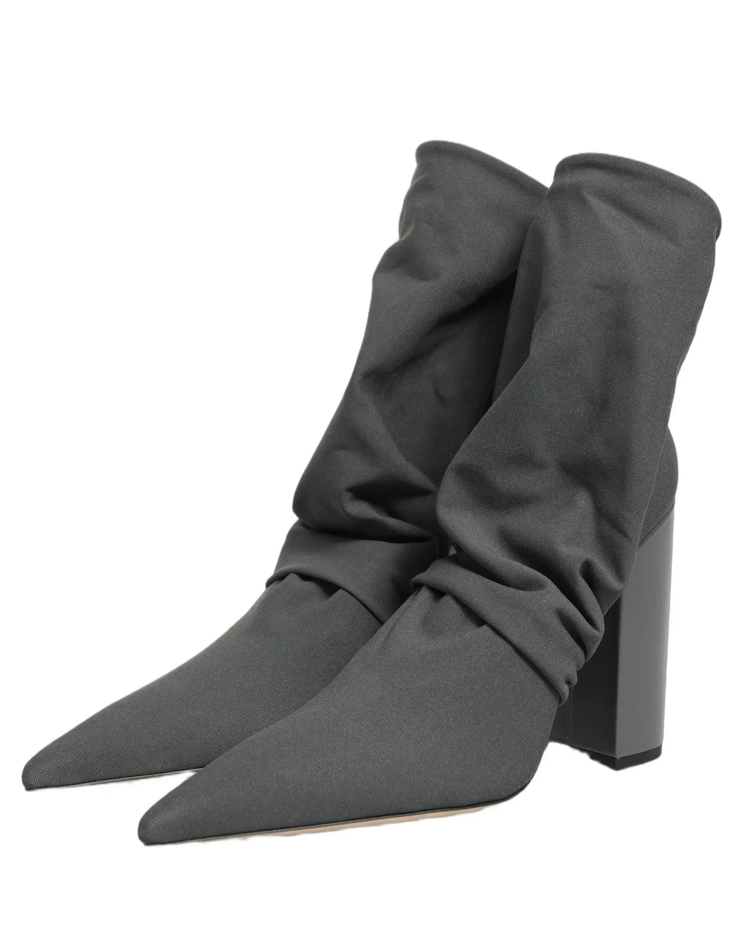 Dolce &amp; Gabbana Sample Sale | Dolce &amp; Gabbana Gray Stretch Socks Heels Ankle Boots Shoes - | Designer outlet