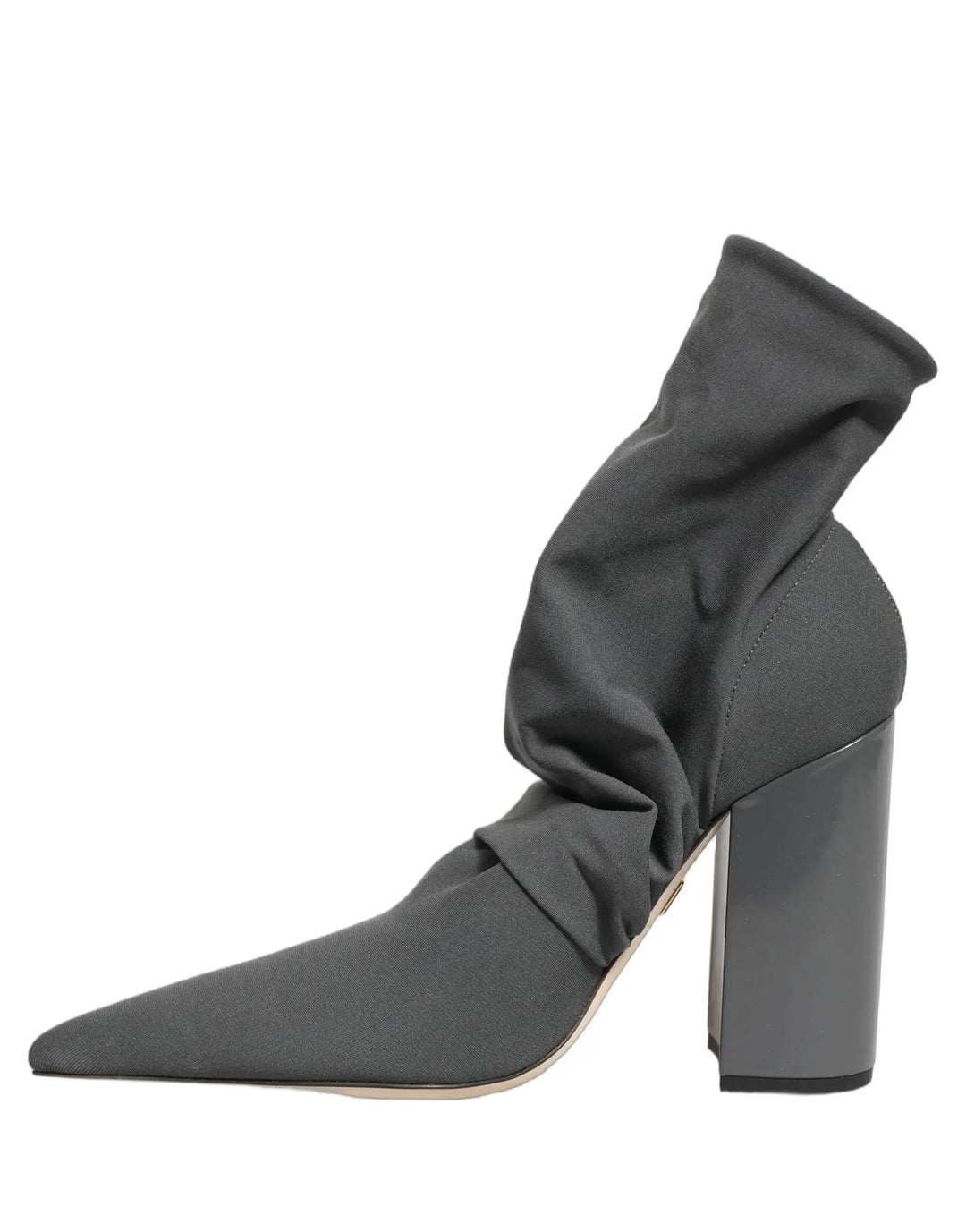 Dolce &amp; Gabbana Sample Sale | Dolce &amp; Gabbana Gray Stretch Socks Heels Ankle Boots Shoes - | Designer outlet