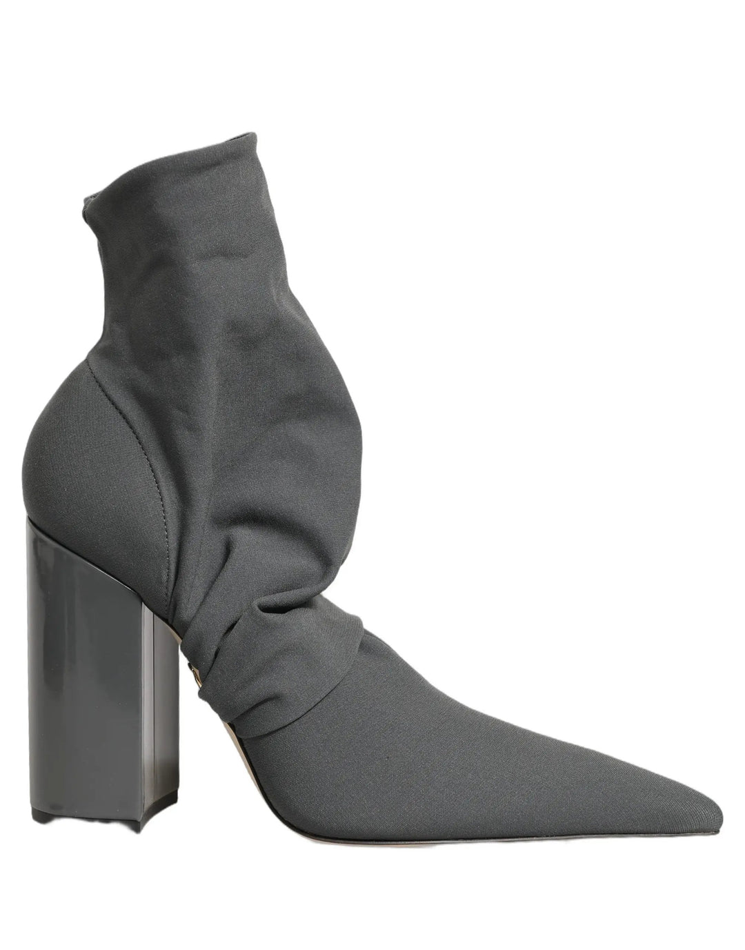Dolce &amp; Gabbana Sample Sale | Dolce &amp; Gabbana Gray Stretch Socks Heels Ankle Boots Shoes - | Designer outlet
